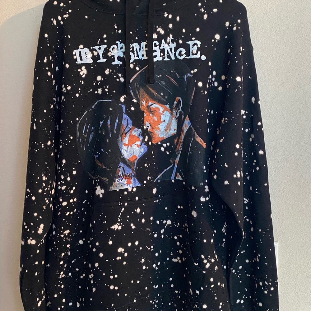 Black Graphic Hoodie